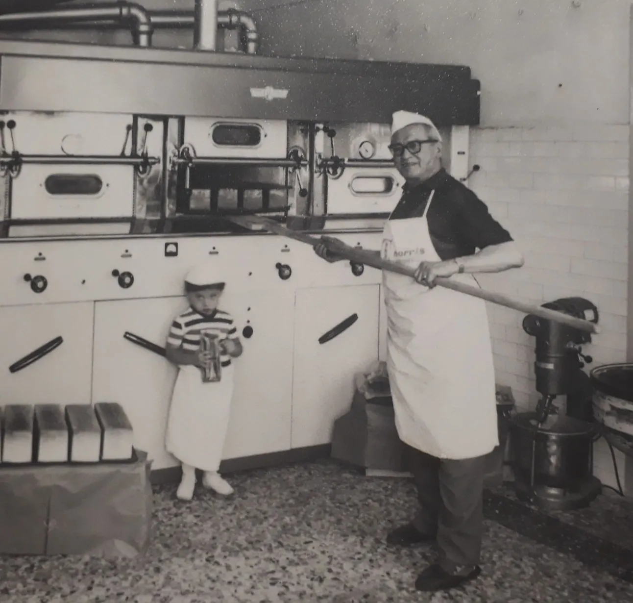 Historical photo ovens Zanolli